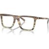 imageMichael Kors Mens Mk4124u Sorengo Universal Fit Rectangular Prescription Eyewear FramesOlive Block TortoiseDemo Lens