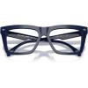 imageMichael Kors Mens Mk4128u Augusta Universal Fit Square Prescription Eyewear FramesNavy SolidDemo Lens