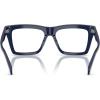 imageMichael Kors Mens Mk4128u Augusta Universal Fit Square Prescription Eyewear FramesNavy SolidDemo Lens