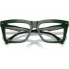 imageMichael Kors Mens Mk4128u Augusta Universal Fit Square Prescription Eyewear FramesOlive SolidDemo Lens