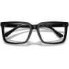 imageMichael Kors Mens Mk4155u Bayshore Universal Fit Square Prescription Eyewear FramesBlackDemo Lens