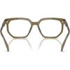 imageMichael Kors Mens Mk4158u Sequoia Universal Fit Square Prescription Eyewear FramesOlive TransparentDemo Lens