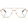 imageMichael Kors Mens Mk3092 Highland Park Aviator Prescription Eyewear FramesBeige GoldDemo Lens