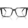 imageMichael Kors Mens Mk4121u Mosel Universal Fit Square Prescription Eyewear FramesBlack HornDemo Lens
