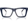 imageMichael Kors Mens Mk4128u Augusta Universal Fit Square Prescription Eyewear FramesNavy SolidDemo Lens