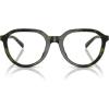 imageMichael Kors Mens Mk4129 Redwood Round Prescription Eyewear FramesOlive TortoiseDemo Lens