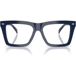 imageMichael Kors Mens Mk4128u Augusta Universal Fit Square Prescription Eyewear FramesNavy SolidDemo Lens