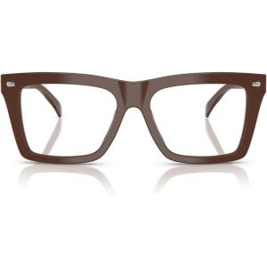 imageMichael Kors Mens Mk4128u Augusta Universal Fit Square Prescription Eyewear FramesNutmeg SolidDemo Lens