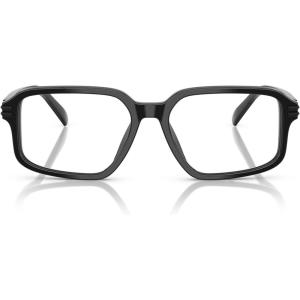 imageMichael Kors Mens Mk4154u Pinecrest Universal Fit Square Prescription Eyewear FramesBlackDemo Lens