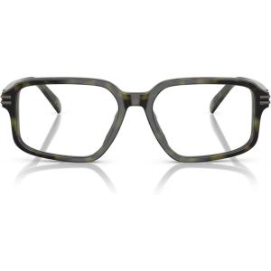 imageMichael Kors Mens Mk4154u Pinecrest Universal Fit Square Prescription Eyewear FramesOlive TortoiseDemo Lens