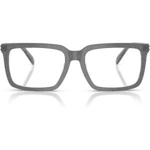 imageMichael Kors Mens Mk4155u Bayshore Universal Fit Square Prescription Eyewear FramesGrey DenimDemo Lens