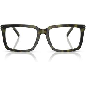 imageMichael Kors Mens Mk4155u Bayshore Universal Fit Square Prescription Eyewear FramesOlive TortoiseDemo Lens