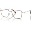 imageMichael Kors Mens Mk3079 Mribel Rectangular Prescription Eyewear FramesShiny SilverDemo Lens