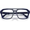 imageMichael Kors Mens Mk4126 Seaview Aviator Prescription Eyewear FramesNavy SolidDemo Lens