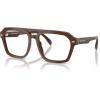 imageMichael Kors Mens Mk4126 Seaview Aviator Prescription Eyewear FramesNutmeg SolidDemo Lens
