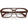 imageMichael Kors Mens Mk4126 Seaview Aviator Prescription Eyewear FramesNutmeg SolidDemo Lens