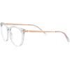 imageMichael Kors Womens MK4074 Quintana Round Prescription Eyewear Frames ClearDemo Lens 51 mm