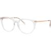imageMichael Kors Womens MK4074 Quintana Round Prescription Eyewear Frames ClearDemo Lens 51 mm