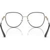 imageMichael Kors Womens Mk3066j Empire Round Prescription Eyewear FramesLight GoldBlackDemo Lens