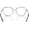 imageMichael Kors Womens Mk3066j Empire Round Prescription Eyewear FramesRose GoldPink TortoiseDemo Lens