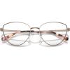 imageMichael Kors Womens Mk3070 Crested Butte Cat Eye Prescription Eyewear FramesRose GoldDemo Lens