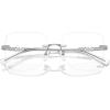 imageMichael Kors Womens Mk3078 Giverny Square Prescription Eyewear FramesSilverDemo Lens