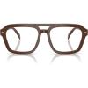 imageMichael Kors Mens Mk4126 Seaview Aviator Prescription Eyewear FramesNutmeg SolidDemo Lens