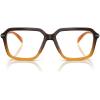 imageMichael Kors Mens Mk4159u Saguaro Universal Fit Square Prescription Eyewear FramesAmber GradientDemo Lens