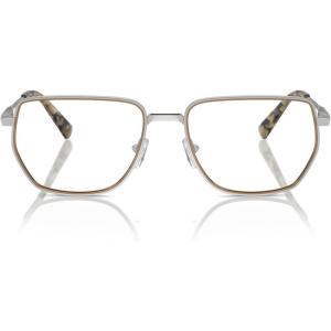 imageMichael Kors Mens Mk3080 Steamboat Square Prescription Eyewear FramesShiny SilverDemo Lens