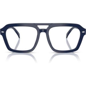 imageMichael Kors Mens Mk4126 Seaview Aviator Prescription Eyewear FramesNavy SolidDemo Lens