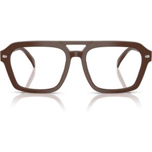 imageMichael Kors Mens Mk4126 Seaview Aviator Prescription Eyewear FramesNutmeg SolidDemo Lens