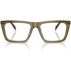 imageMichael Kors Mens Mk4157u Echo Park Universal Fit Rectangular Prescription Eyewear FramesOlive TransparentDemo Lens