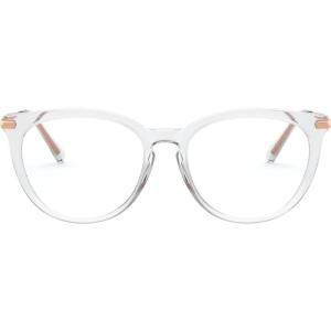 imageMichael Kors Womens MK4074 Quintana Round Prescription Eyewear Frames ClearDemo Lens 51 mm
