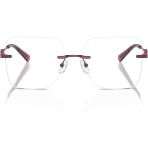 imageMichael Kors Womens Mk3078 Giverny Square Prescription Eyewear FramesBurgundyDemo Lens
