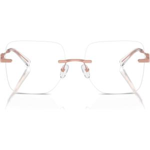 imageMichael Kors Womens Mk3078 Giverny Square Prescription Eyewear FramesRose GoldDemo Lens