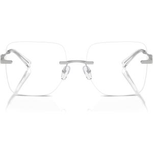 imageMichael Kors Womens Mk3078 Giverny Square Prescription Eyewear FramesSilverDemo Lens