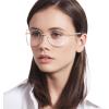 imageMichael Kors Womens MK3035 Memphis Butterfly Prescription Eyewear Frames Rose GoldDemo Lens 54 mm