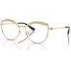 imageMichael Kors Womens MK3072 Napier Cat Eye Prescription Eyewear Frames Light GoldCrystal InsertDemo Lens 54 mm