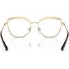 imageMichael Kors Womens MK3072 Napier Cat Eye Prescription Eyewear Frames Light GoldCrystal InsertDemo Lens 54 mm
