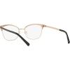 imageMichael Kors Womens Mk3012 Adrianna Iv Cat Eye Prescription Eyewear FramesMatte BlackRose GoldDemo Lens
