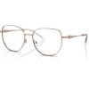 imageMichael Kors Womens Mk3062 Belleville Square Prescription Eyewear FramesRose GoldDemo Lens