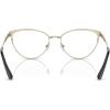 imageMichael Kors Womens Mk3064b Marsaille Cat Eye Prescription Eyewear FramesLight GoldMatte BlackDemo Lens