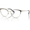 imageMichael Kors Womens Mk3064b Marsaille Cat Eye Prescription Eyewear FramesLight GoldMatte BlackDemo Lens