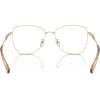 imageMichael Kors Womens Mk3081d Shanghai Cat Eye Prescription Eyewear FramesShiny Light GoldDemo Lens
