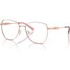 imageMichael Kors Womens Mk3081d Shanghai Cat Eye Prescription Eyewear FramesShiny Rose GoldDemo Lens