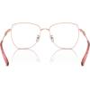 imageMichael Kors Womens Mk3081d Shanghai Cat Eye Prescription Eyewear FramesShiny Rose GoldDemo Lens