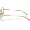 imageMichael Kors Womens Mk3082d Yunan Square Prescription Eyewear FramesShiny Light GoldDemo Lens