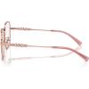 imageMichael Kors Womens Mk3082d Yunan Square Prescription Eyewear FramesShiny Rose GoldDemo Lens