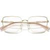 imageMichael Kors Womens Mk3083d Dali Rectangular Prescription Eyewear FramesShiny Light GoldDemo Lens