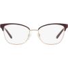 imageMichael Kors Womens Mk3012 Adrianna Iv Cat Eye Prescription Eyewear FramesMatte CordovanRose GoldDemo Lens